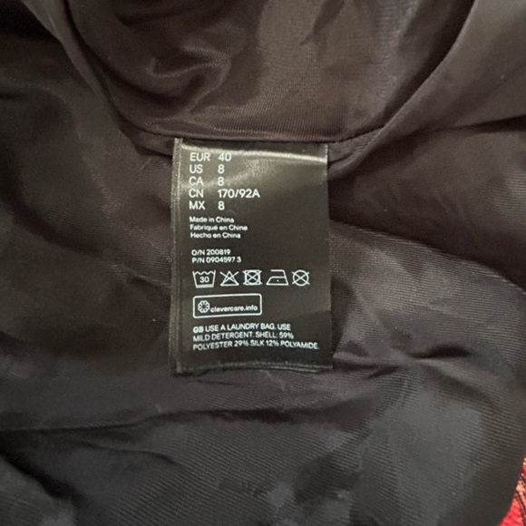 SOLD Simone Rocha x H&M black rose dress - Picture 5 of 5